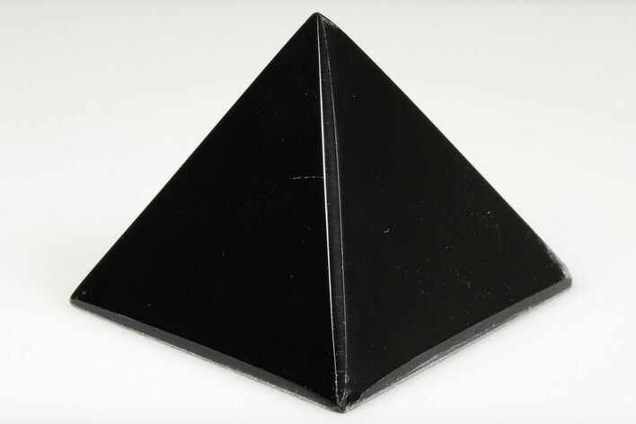2" Polished Black Obsidian Pyramid - Photo 1